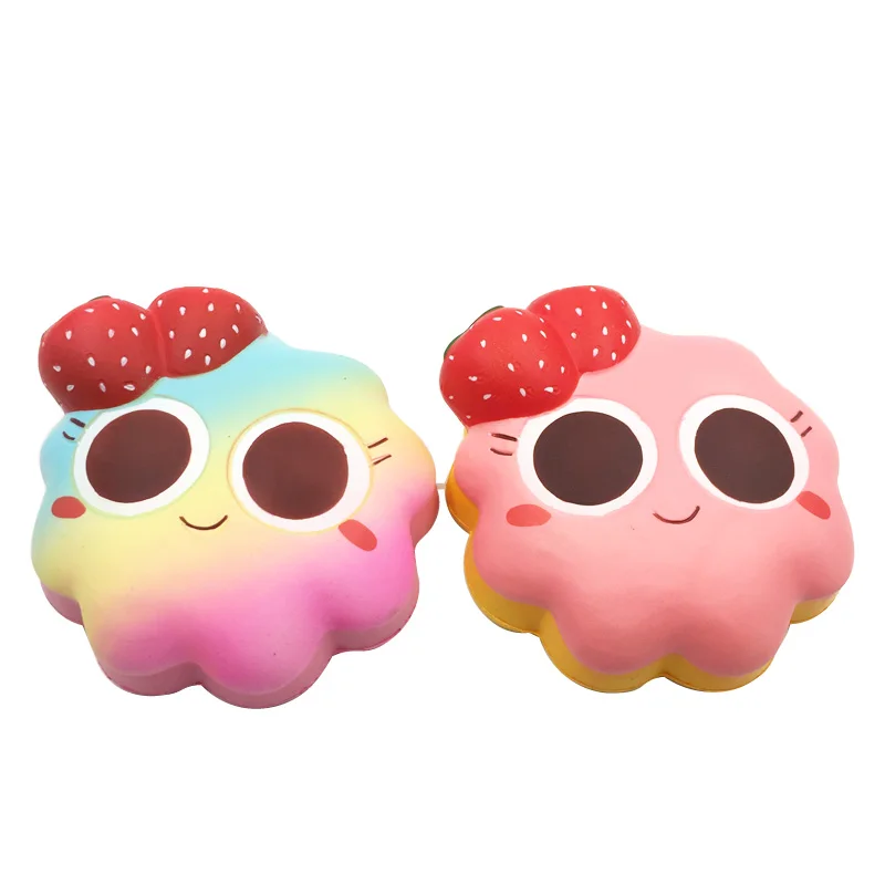 20 Kawaii клубника торт форма крем ароматизированный мягкий медленно