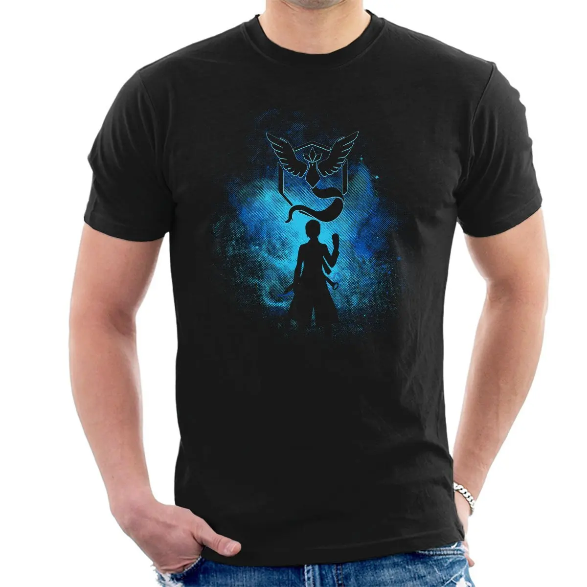 Летняя футболка Mystic Книги по искусству Pokemon Go бланшировать Для мужчин