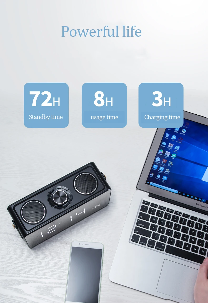 SOAIY S18 беспроводной Bluetooth 25 Вт динамик сверхмощный сабвуфер домашний уличный AI Smart 3 динамик СВЕТОДИОДНЫЙ ДИСПЛЕЙ ДИНАМИК