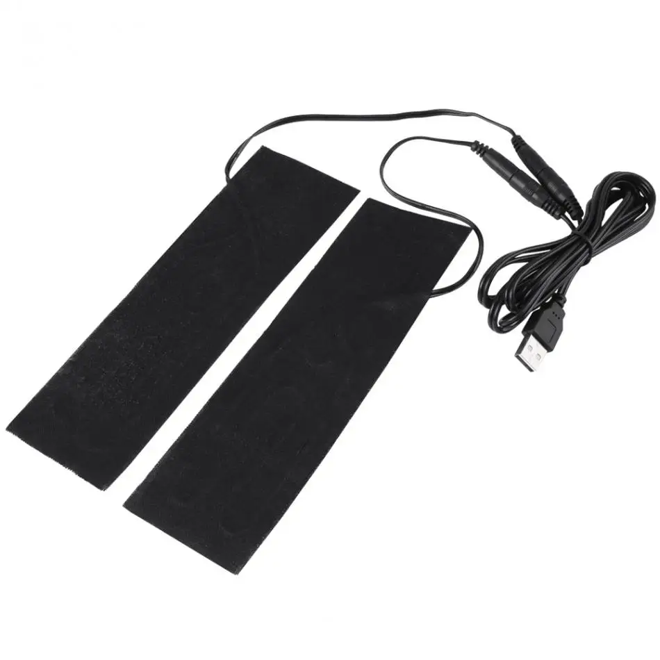 1 пара 5V USB электрическая нагревательная пленка Нагреватель Колодки карбоновая