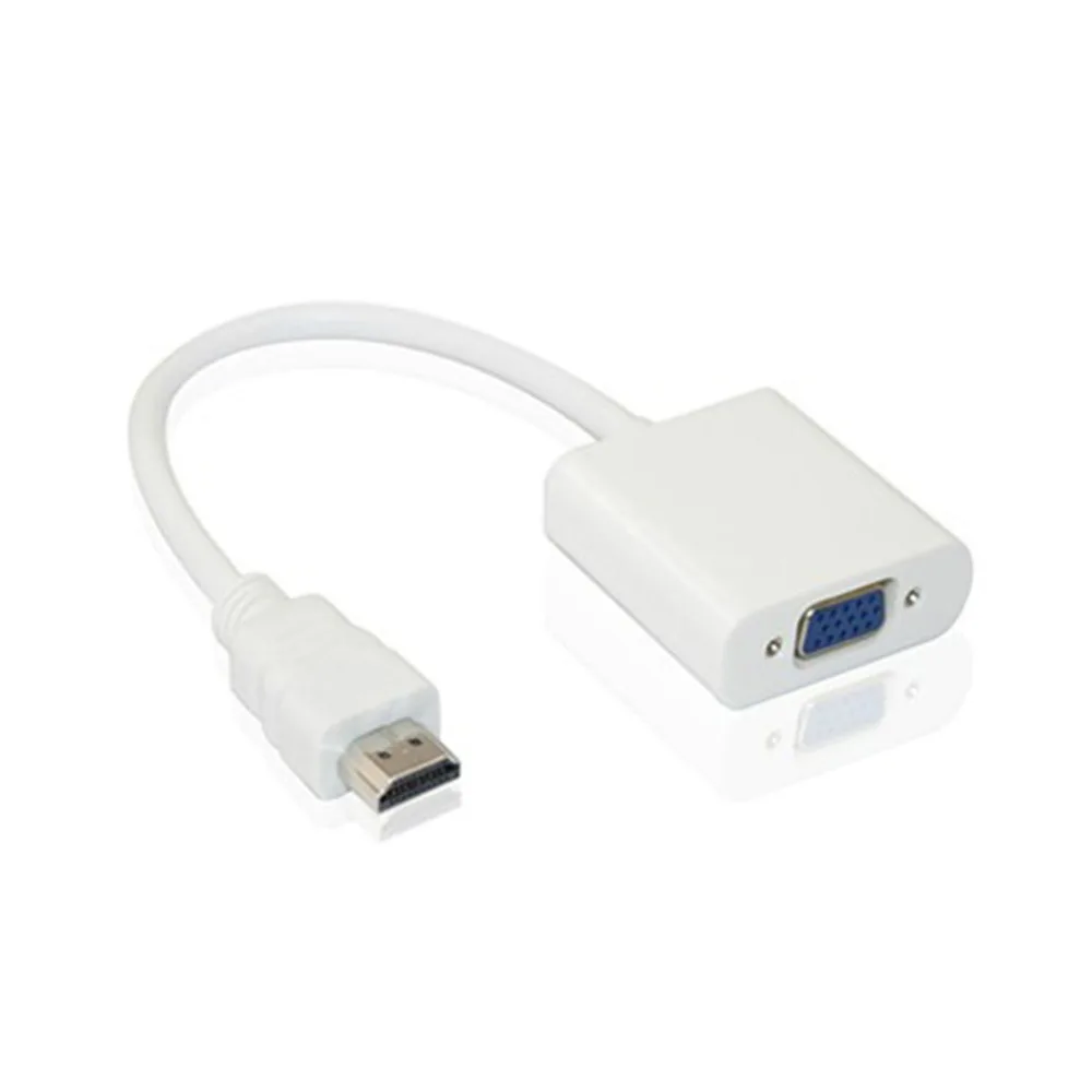 Высокое качество HDMI к VGA адаптер папа Famale конвертер 1080P цифро-аналоговый видео