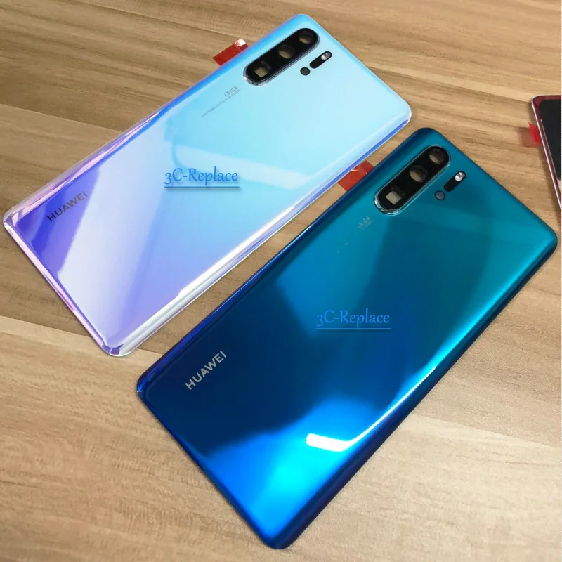 6,5 дюймов для huawei P30 Pro VOG-AL00 VOG-TL00 задняя крышка батарейного отсека Корпус Задняя стеклянная линза Запчасти Замена