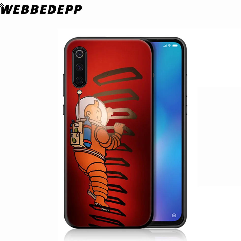 WEBBEDEPP The Adventures of Tintin Soft Case for Xiaomi Mi 9T 9 8 SE 6 A1 A2 A3 Lite MiA1 MiA2 MiA3 F1 MAX 3 Mi8 CC9E CC9 |