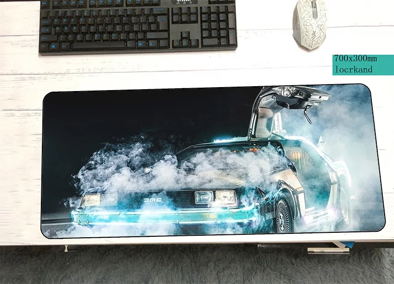 back to the future mouse pad 700x300x3mm mats New arrival mat gaming accessories thick mousepad keyboard games pc gamer | Компьютеры и