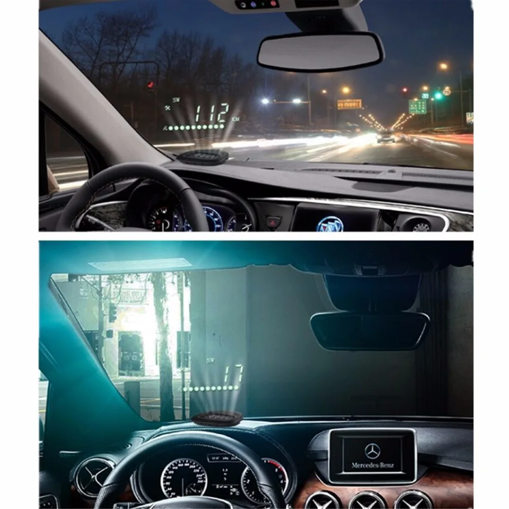 Новый A1 HUD Автомобильный дисплей автомобильный детектор скорости проектор на