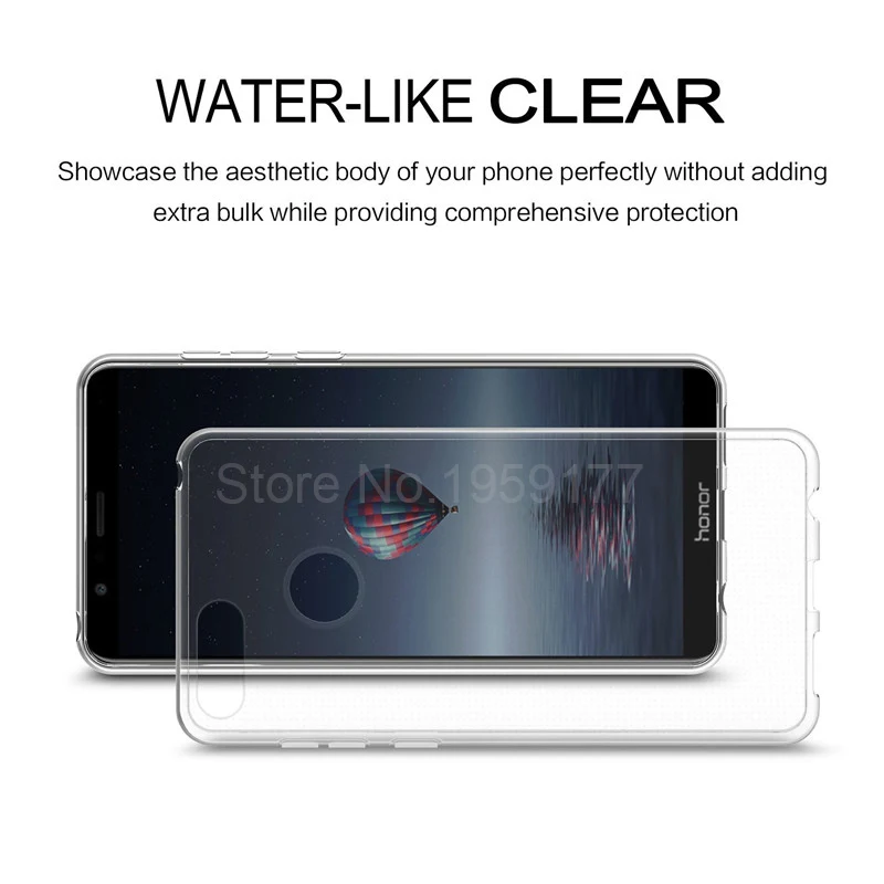 MODAZONGYE Soft Transparent Case For Huawei Honor 7X Cover Silicone Back Phone 7 X BND-L21 |