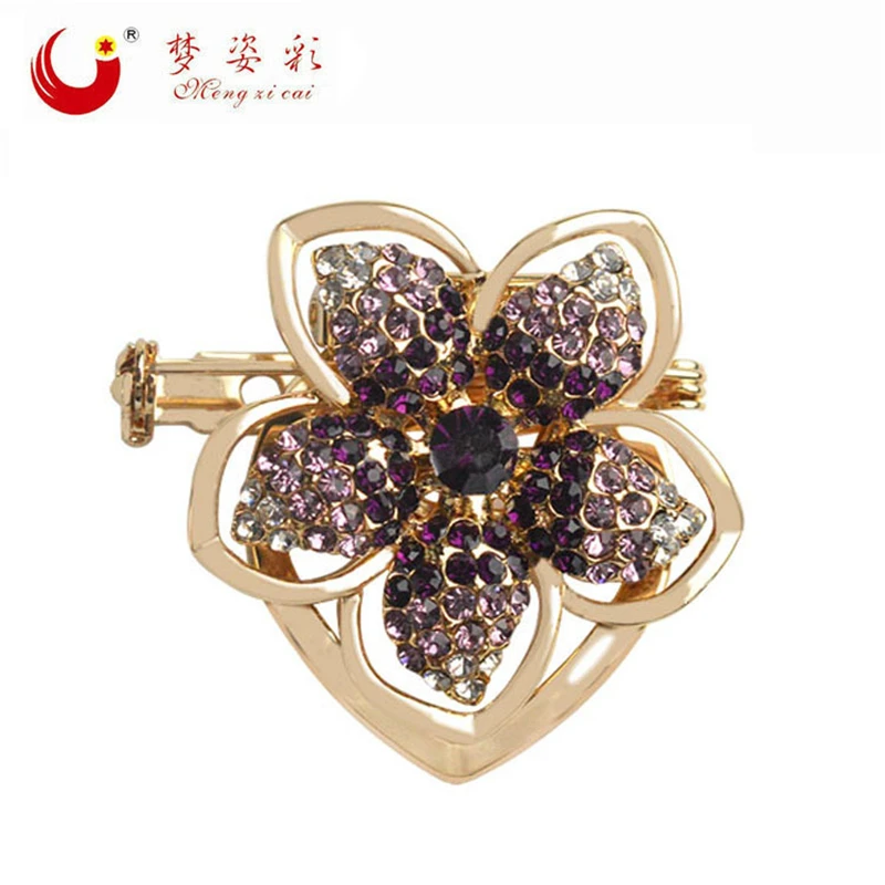 Женская брошь в форме цветка свадебная с кристаллами 12 шт.|flower brooch bouquet|brooch giftcrystal |