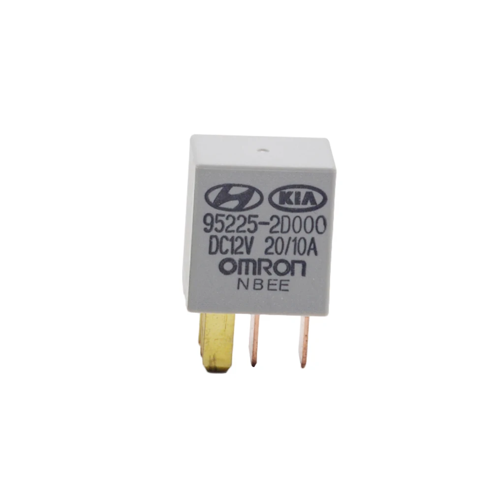 5 шт./лот, автомобильное фиолетовое реле 12V 20A OMRON 5 контактов серого цвета