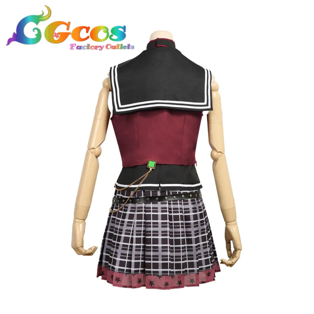 CGCOS Косплей Костюм BanG Dream! Afterglow Lost One Udagawa Tomoe Платье Аниме Униформа Хэллоуин