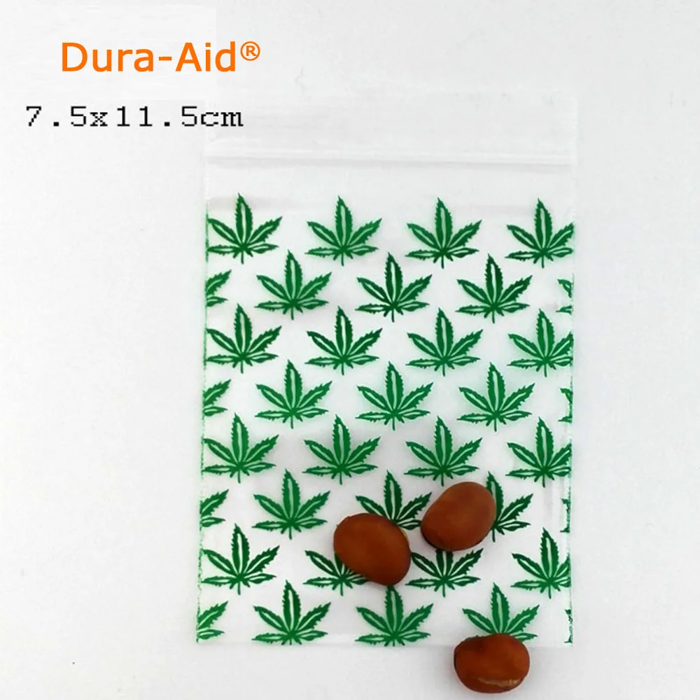 100/500 шт. 7,5X11,5 см Цвет печати ювелирные изделия мешки Ziplock молния и застежка-молния Lock закрывающимися Пластик Поли Очистить Сумки для хранения Толщина 0,12 мм