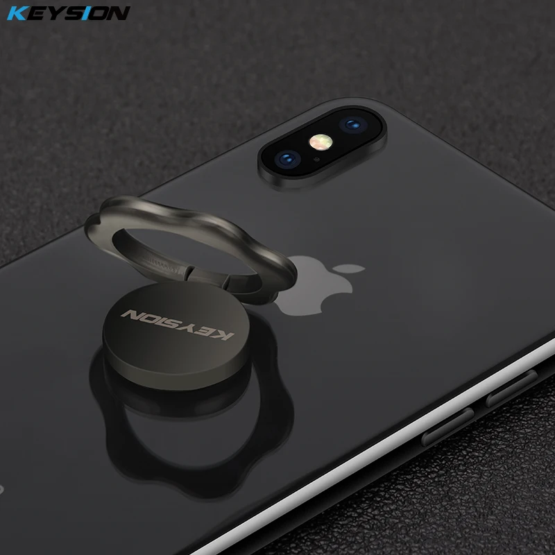 Универсальная подставка KEYSION для телефона 360 дюймов с кольцом на палец настольная