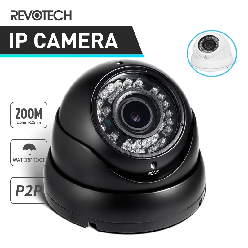 Водонепроницаемая 1080P 2 8 12 мм зум ip камера 2.0MP 36 LED наружная безопасности ONVIF ночное