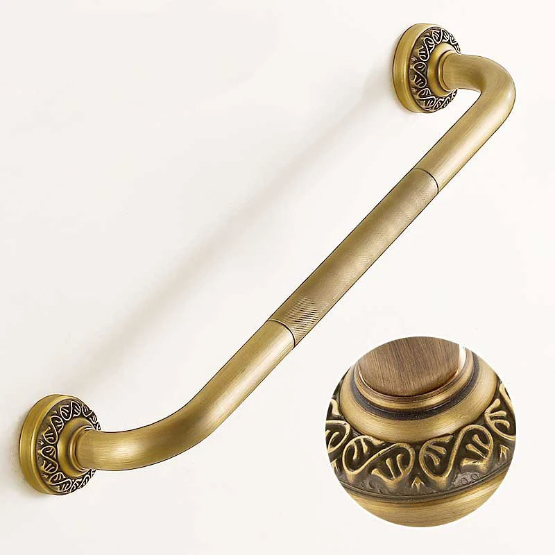 Bathroom Handrail Художественный двойной держатель бумаги античная латунь ванная комната рулон бумаги Tissure стойки с крышкой настенный корзина для туалетной бумаги мыло Rac - Цвет: Bathroom Handrail
