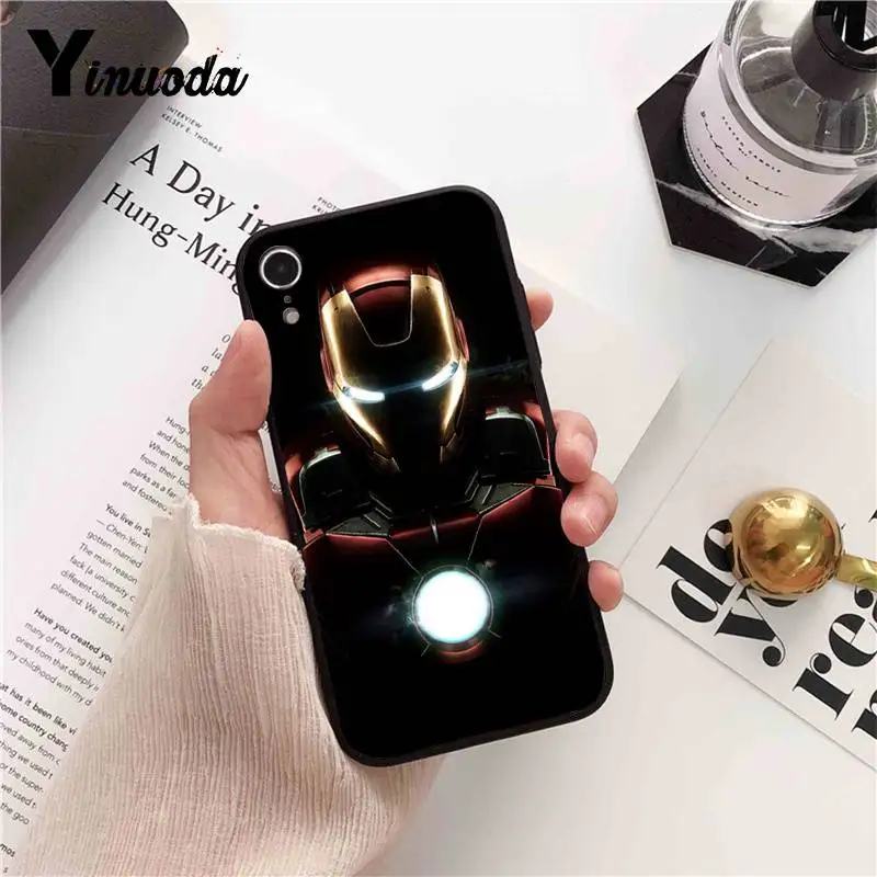 Чехол для телефона Yinuoda Miracle Avengers Endgame Железный человек Капитан iPhone 8 7 6 6S 6Plus X XS MAX 5