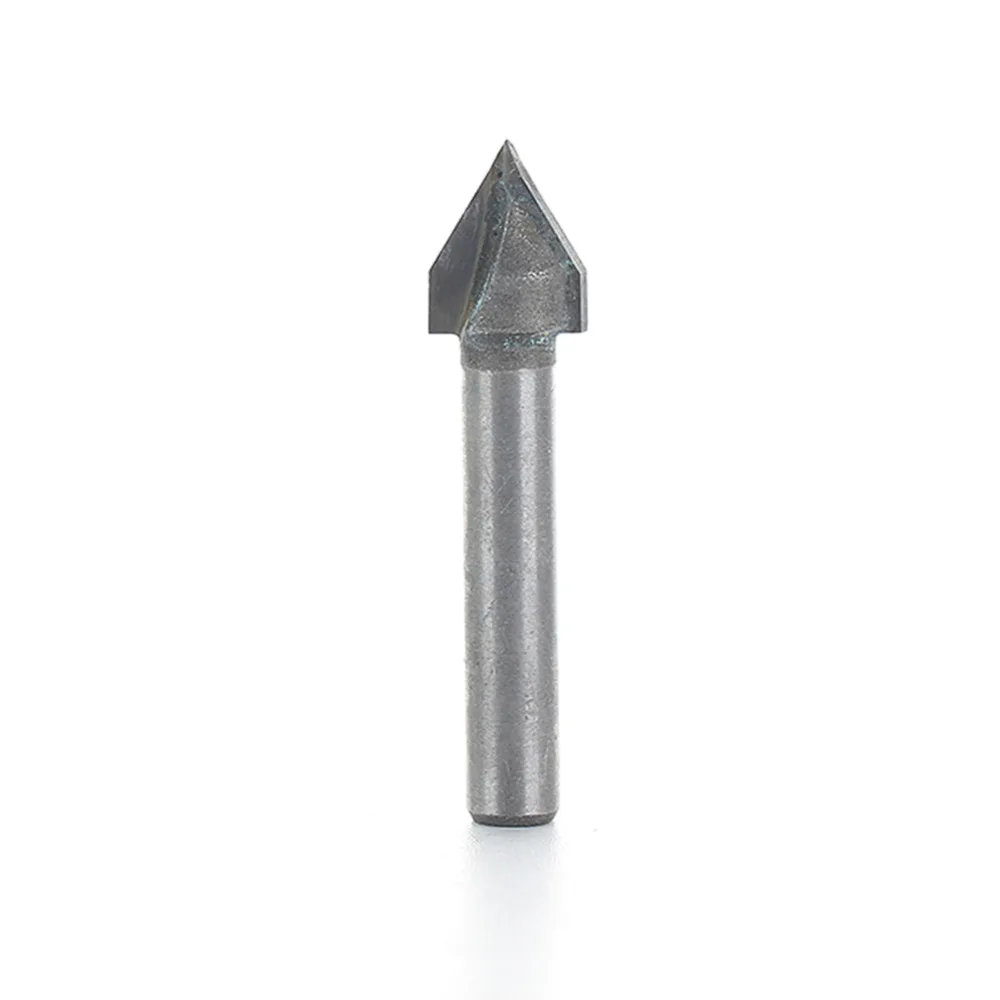 

60 Degree V Groove Router Bit 1/4" Shank Milling Cutter Engraving Wood Working Tool 6x10mm 1pc