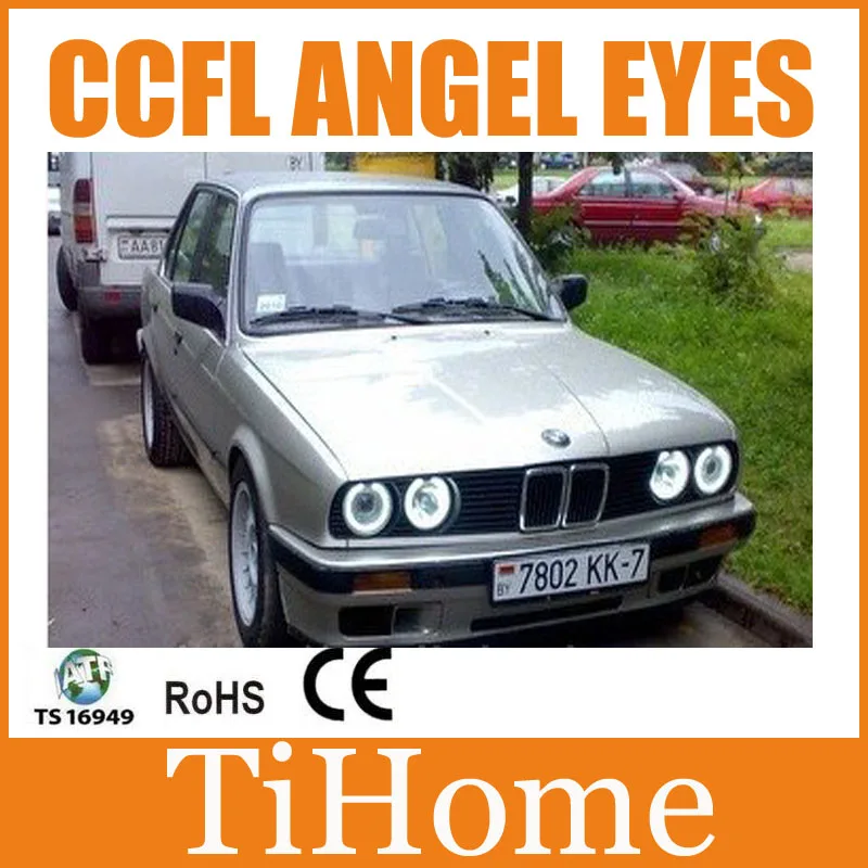 

Бесплатная доставка CCFL глаза ангела для BMW E32/E34/E30 кольца без проектора E32/E34/E30 CCFL светильники ANGELEYES