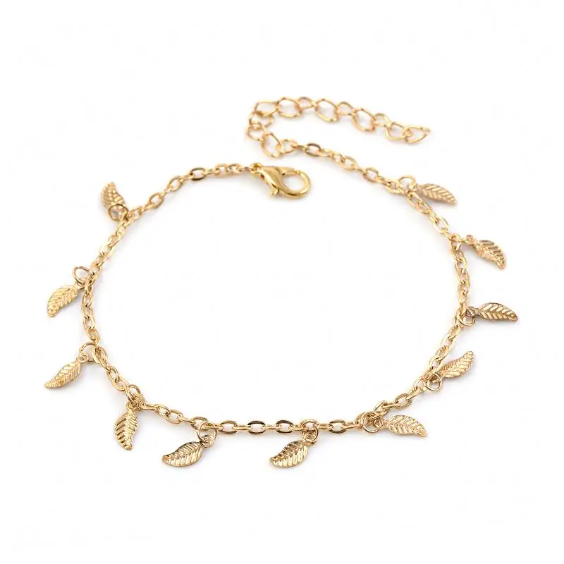 R505 SHUANGR, цепочка на лодыжку, Бабочка, сердце, подвеска, ножные браслеты, летние пляжные украшения для ног, цепочка на ногу, браслеты на лодыжки для женщин - Окраска металла: R505