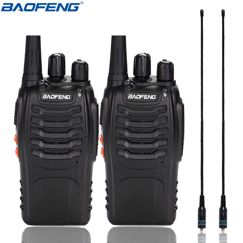 2 шт. Baofeng BF 888S рация портативное радио CB UHF двухстороннее Comunicador приемопередатчик +
