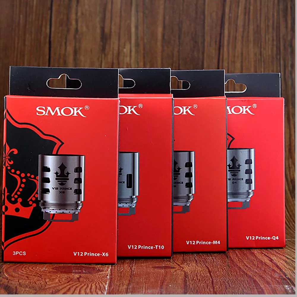 (RU склад) аутентичный SMOK TFV12 Prince Coil X6 Q4 T10 M4 RBA катушка для PRINCE Tank Atomizer Fit Mag X Priv I
