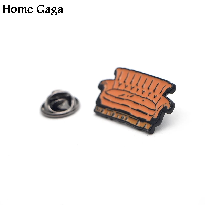 D0328 Homegaga Новое поступление ТВ Шоу друзья диван булавки брошь с омаром для свитера булавки значки подарок ювелирные изделия для мужчин женщин девочек детей