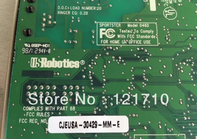 Sportster модель 0460 USROBOTICS модем CJEUSA-30429-MM-E карта | Компьютеры и офис