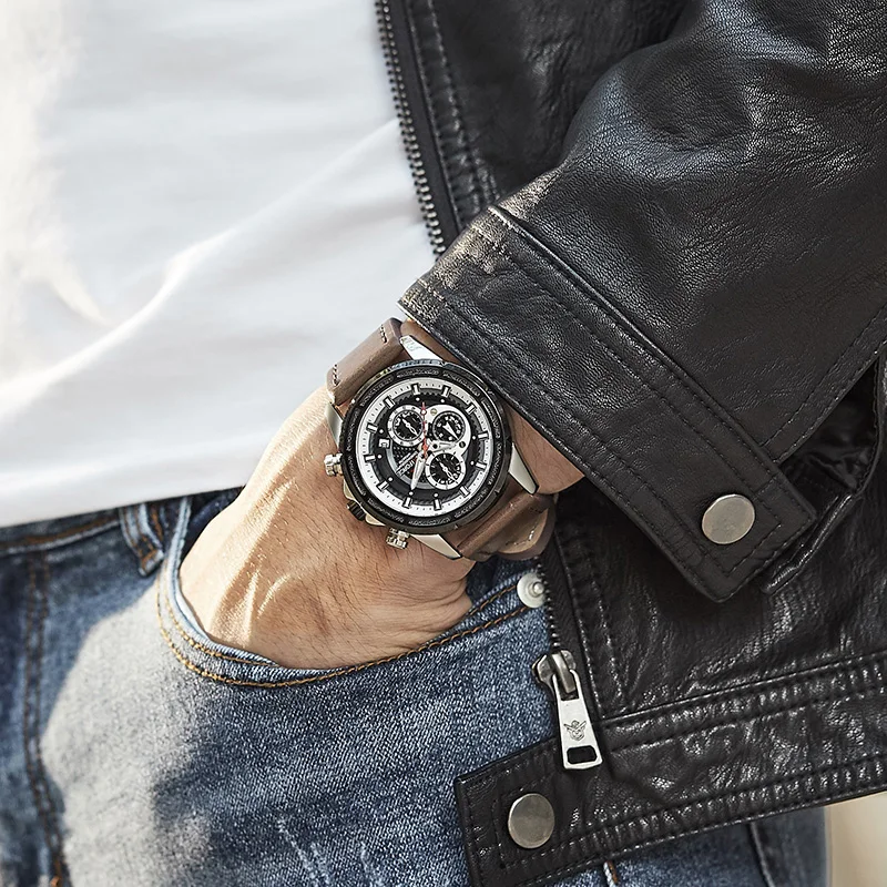 Часы наручные ARMIFORCE Мужские кварцевые брендовые Роскошные спортивные деловые