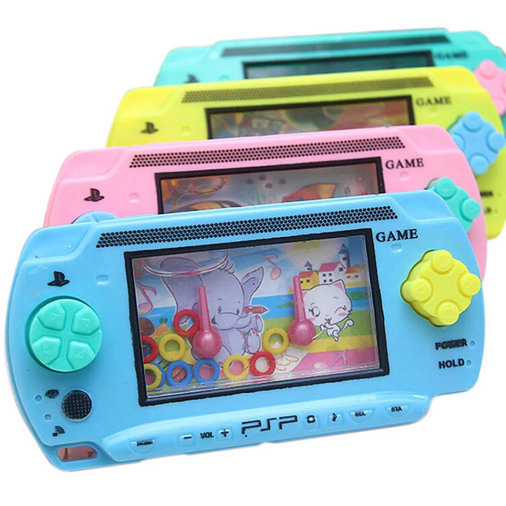 

1Pcs Kids Classic Water Console Game Machine Educational Intellectual Toys Children Funny Water Ferrule Toys 10.5 Cm