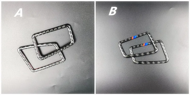 Для bmw E90 E92 E93 углеродного волокна интерьера Кондиционер Vent Выход Накладка