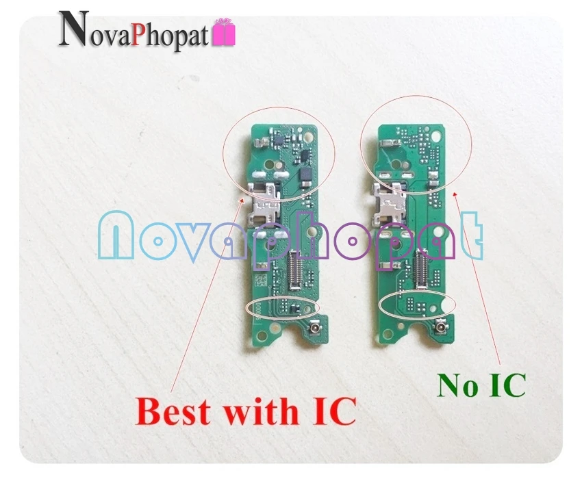 

10PCS Novaphopat Best Charger Port Board For Huawei Y5 2018 USB Dock Charging Port Connector Microphone Mic Flex Cable ;