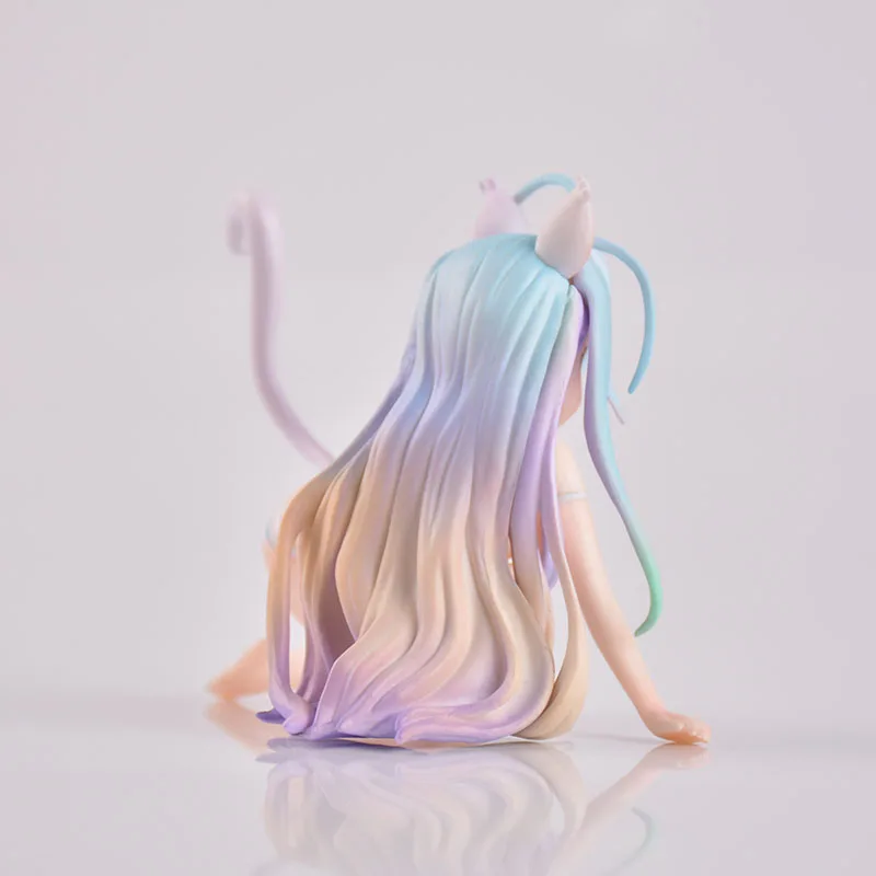 Аниме игры прекрасная мультяшная экшн фигурка Модель No Game Life Shiro Cat версия 7 см ПВХ