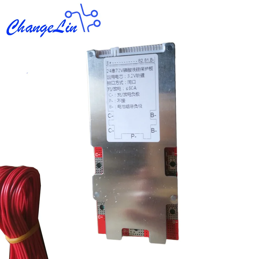 20S 60V 24S 72V Lifepo4 литиевая Li Ion BMS плата защиты аккумулятора схема 60A 150A 3 2 V наборы DIY