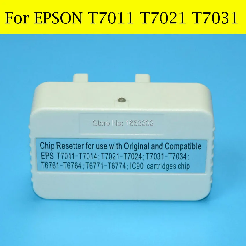 1 шт. чип Resetter для Epson T7011 T7021 T7031 EPSON WorkForce Pro WP 4015DN 4025DN 4095DN принтер|chip resetter for epson|chip