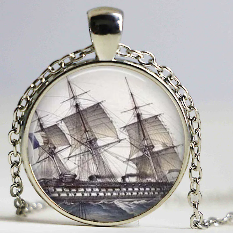 Цепочки и ожерелья парусник кулон Винтаж корабль Bijoux древний Colar Мои Заказы на