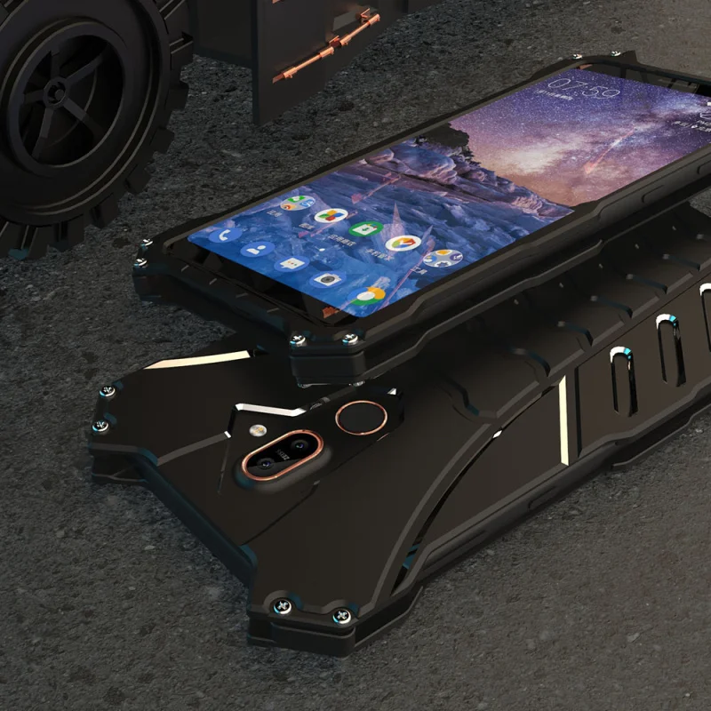Роскошный Алюминиевый металлический чехол с Бэтменом для Nokia 7 Plus, чехол s, жесткий защитный бампер для Nokia 7 7 Plus, чехол