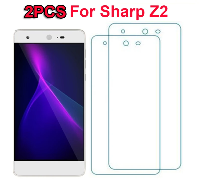 2 шт., закаленное стекло для Sharp Z2, чехол, Стекло 9 H, Взрывозащищенная защитная пленка, Защита экрана для Sharp Z2, пленка для мобильного телефона