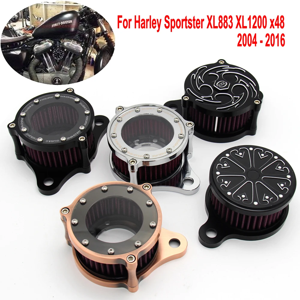 Воздухоочиститель для мотоцикла воздухоочиститель Harley Sportster XL883 XL1200 x48 2004 2005 2006 2016