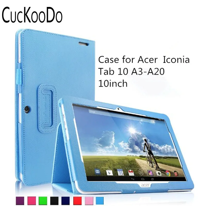 CucKooDo из искусственной кожи Slim Fit Стенд кожаный чехол Обложка для acer Iconia Tab 10 A3 A20 1