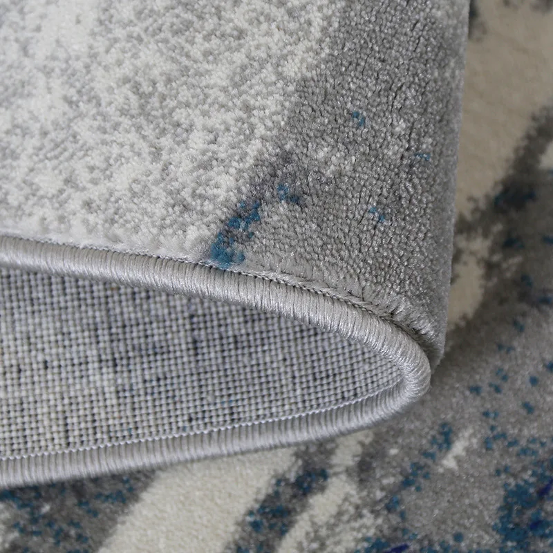 Синий Средиземноморский ковер для гостиной скандинавский коврик дома спальни