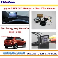 auto camera for ssangyong korando 2010 2015 in car 4 3 color lcd monitor rear back up camera park parking system