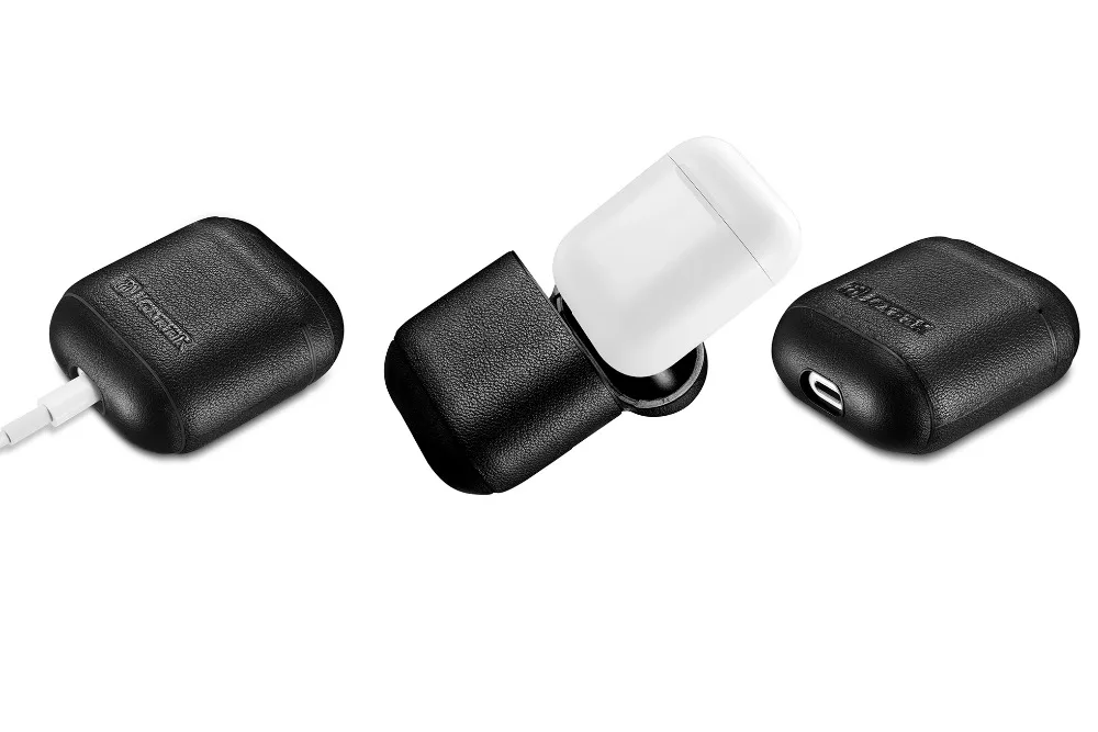 Чехол для наушников для Apple Airpods из натуральной кожи, чехол для наушников, аксессуары для наушников, защитный беспроводной чехол
