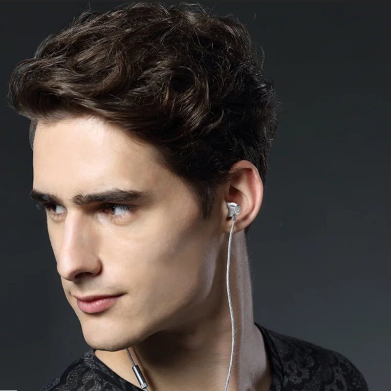 Супер духи стереонаушники UiiSii HiFi динамические наушники с микрофоном стильный