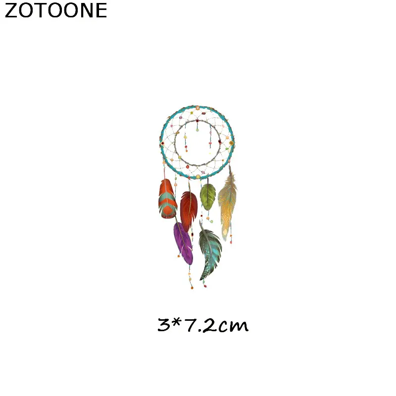 129 ZOTOONE милые Ловцы снов утюжок на передачу патч для одежды тепло на тепловых пластырей плавкие Наклейки Аппликации на одежду E - Цвет: 129