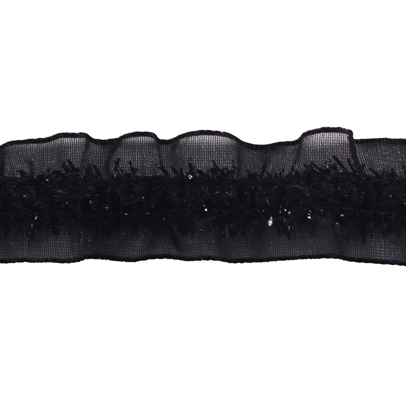 20 ярдов плетеная Золотая лента с кружевной отделкой Кружевная аппликация для