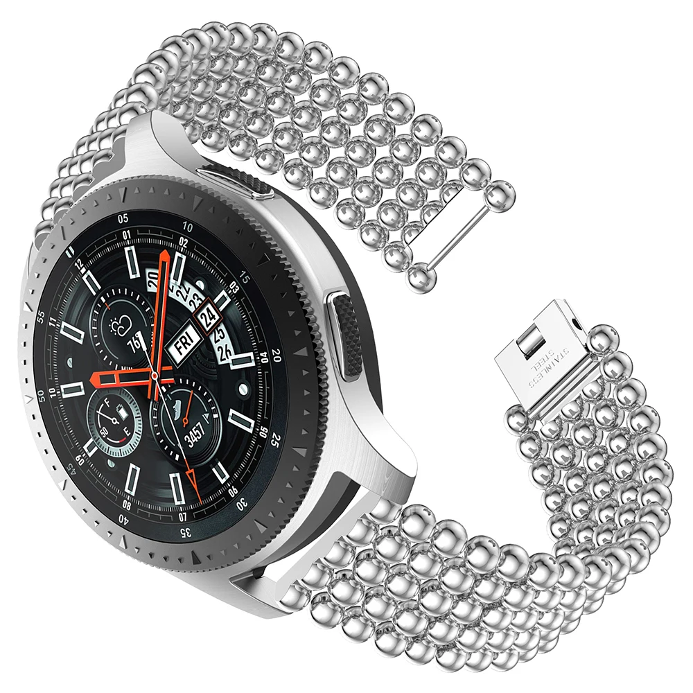 Браслет из нержавеющей стали сменный ремешок для Samsung Galaxy Watch 46 мм умные