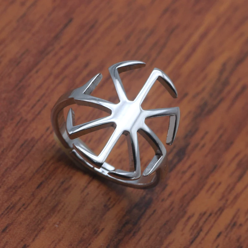 

Sun Ring Unique Geometric Open Design Stainless Steel Rings Jewelry Best Christmas Gift for Men and Women YP3955