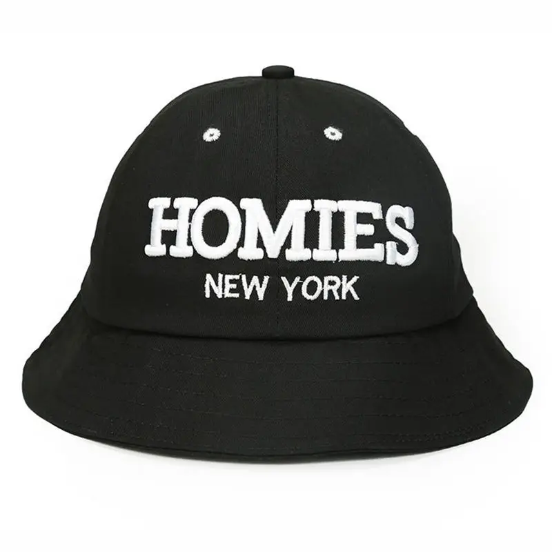 2017 Новый Бренд Моды Хлопка ведро hat КОРЕШЕЙ Письмо Унисекс Шапки Вс Шляпы Рыбак Cap