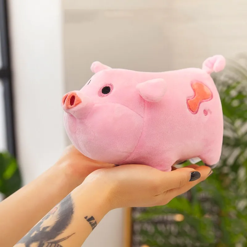 1pc TV Movie Gravity Falls Cute Animal Cartoon Plush Toy Dipper Mabel Pink Pig Waddles Stuffed Soft Dolls Kids Birthday Gifts CS