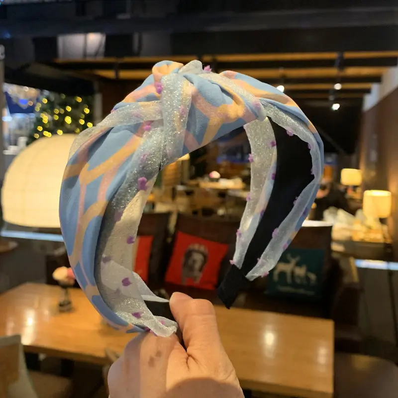 3 Корейский Бутик Hairband черный, белый цвет пряжи повязка на голову для ребенка Для женщин девочек волос руководитель группы аксессуары женские обручи для волос для лета - Цвет: 3