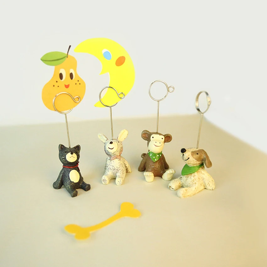 

Angel cartoon desktop message folders note clip photo clip resin hand painted card holder cartoon note holer