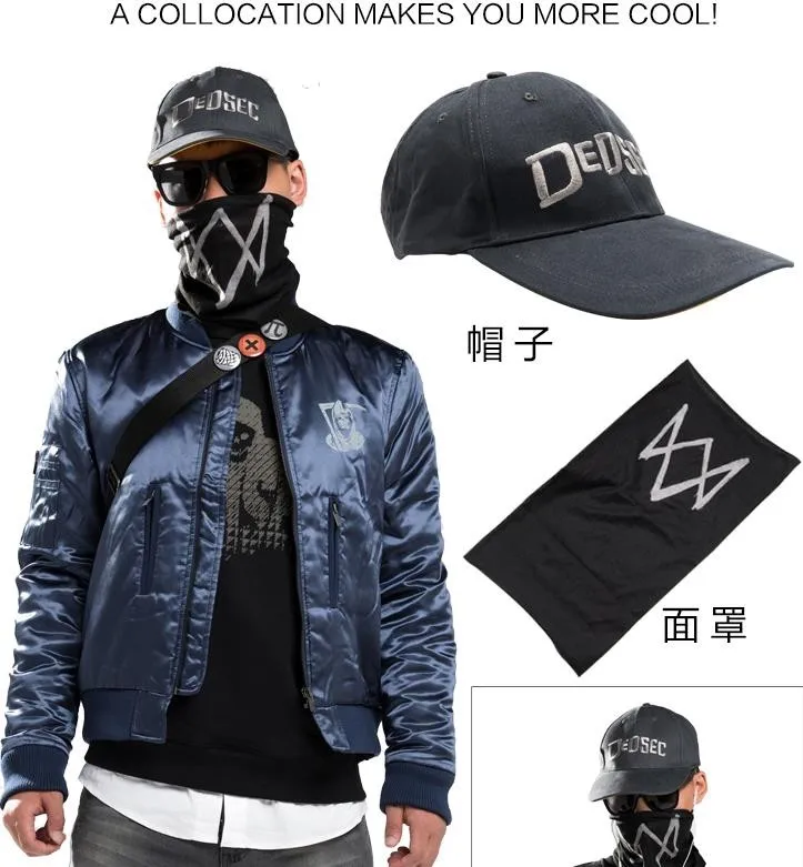 Watch Dogs 2 Маркус Холлоуэй шапка и маска